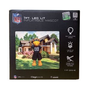 Atlanta Falcons - Logo Brands Officially Licensed NFL 7ft. LED Inflatable Mascot
